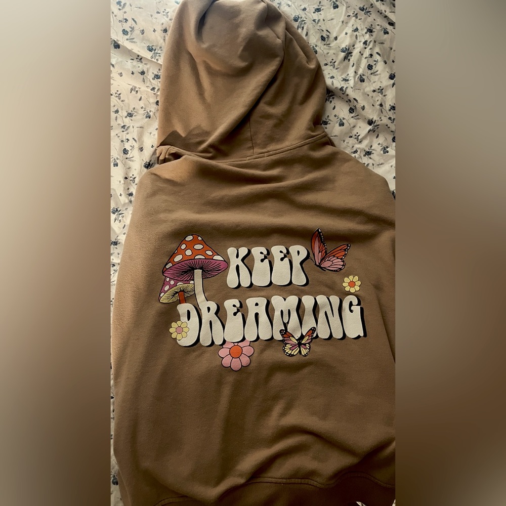 Cute oversized graphic hoddie